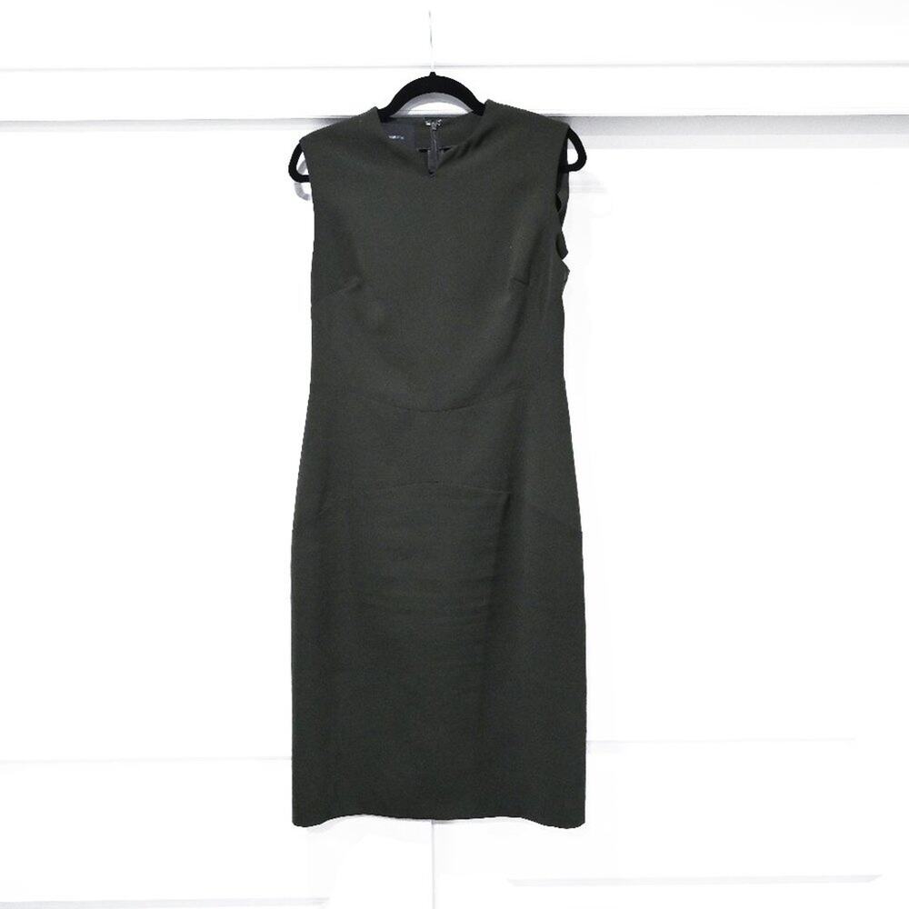 Cendric Charlier Army Green Sheath Dress | Size 6